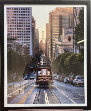 Framed California Street Cable Car