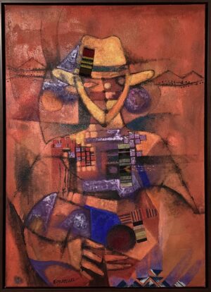 Emanuel Paniagua “Coming Home” on Canvas Mixed Media